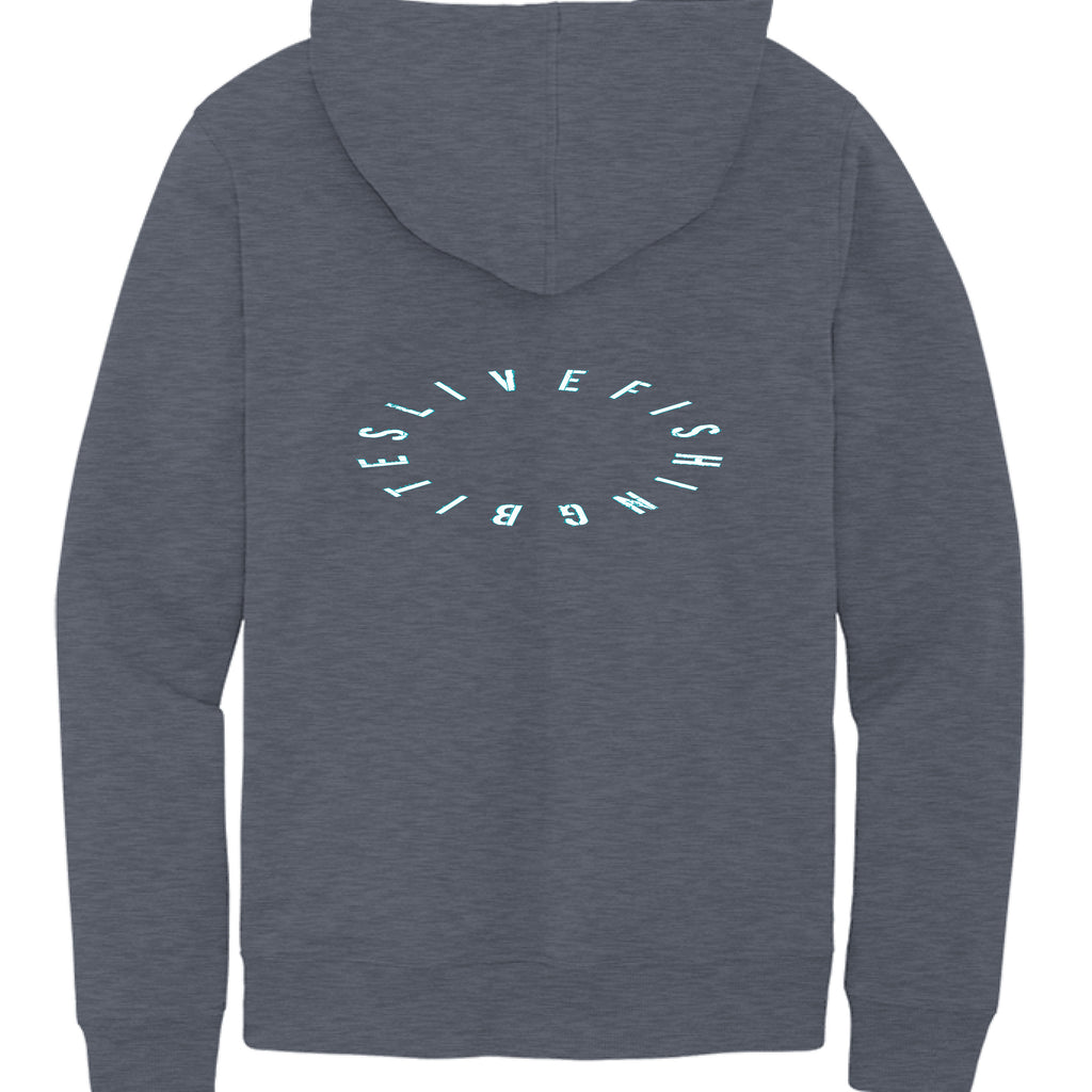 Heathered Navy - BACK