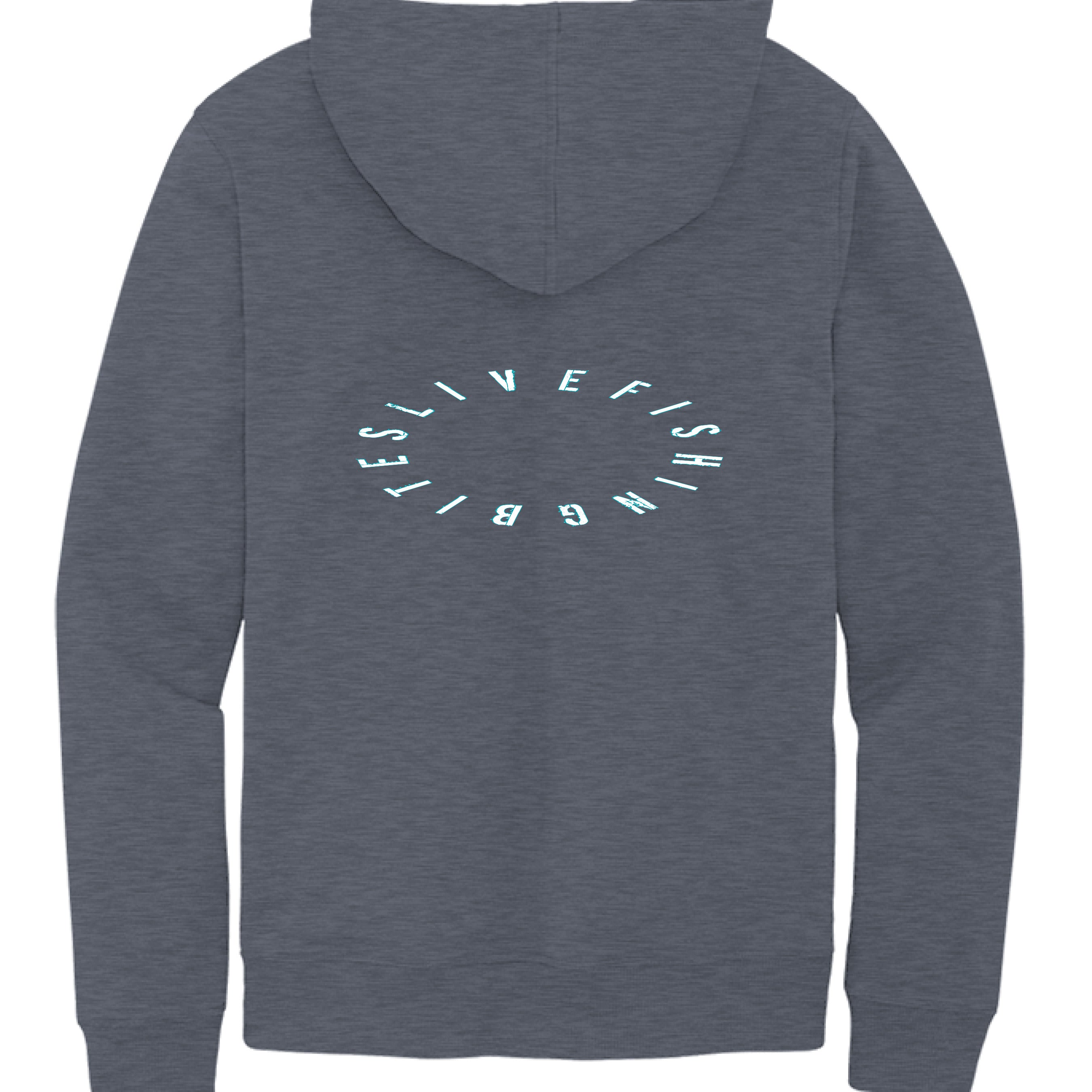 Heathered Navy - BACK