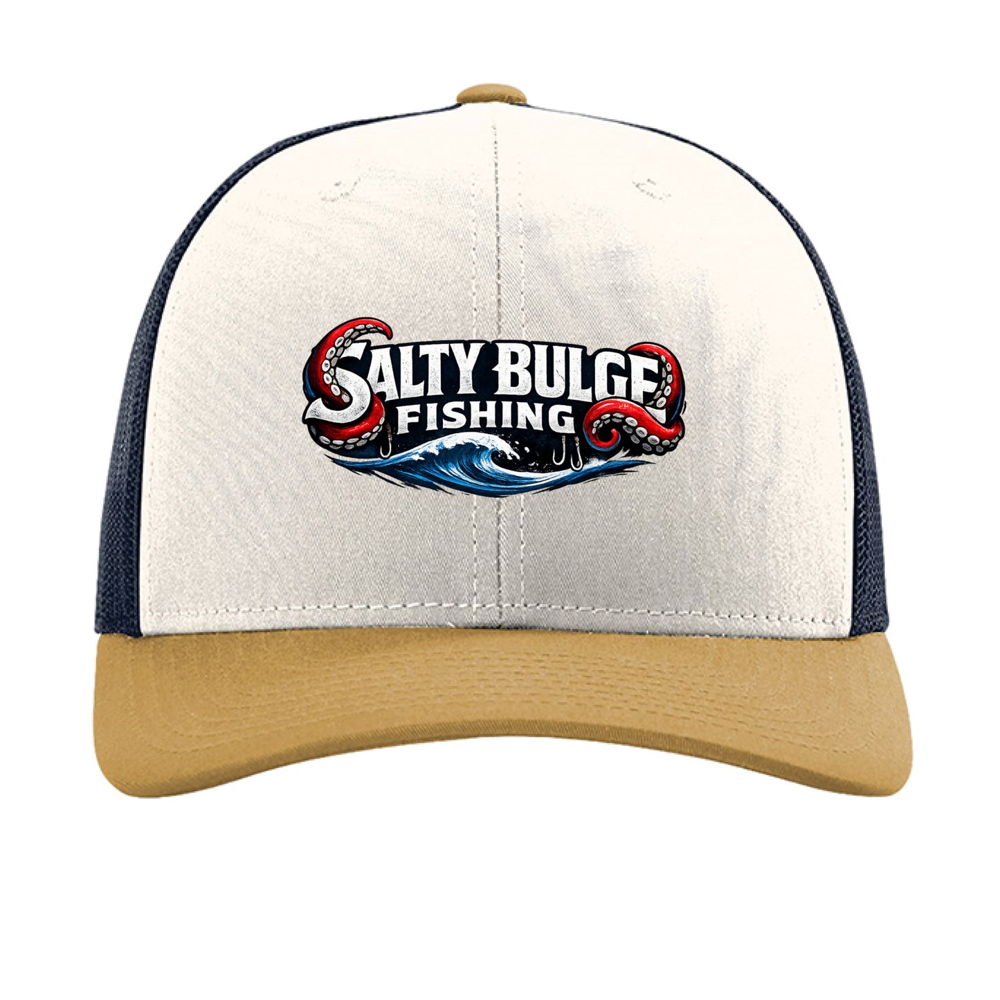 Cream/ Navy/ Amber Gold - FRONT
