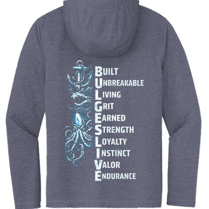True Navy Hthr - BACK