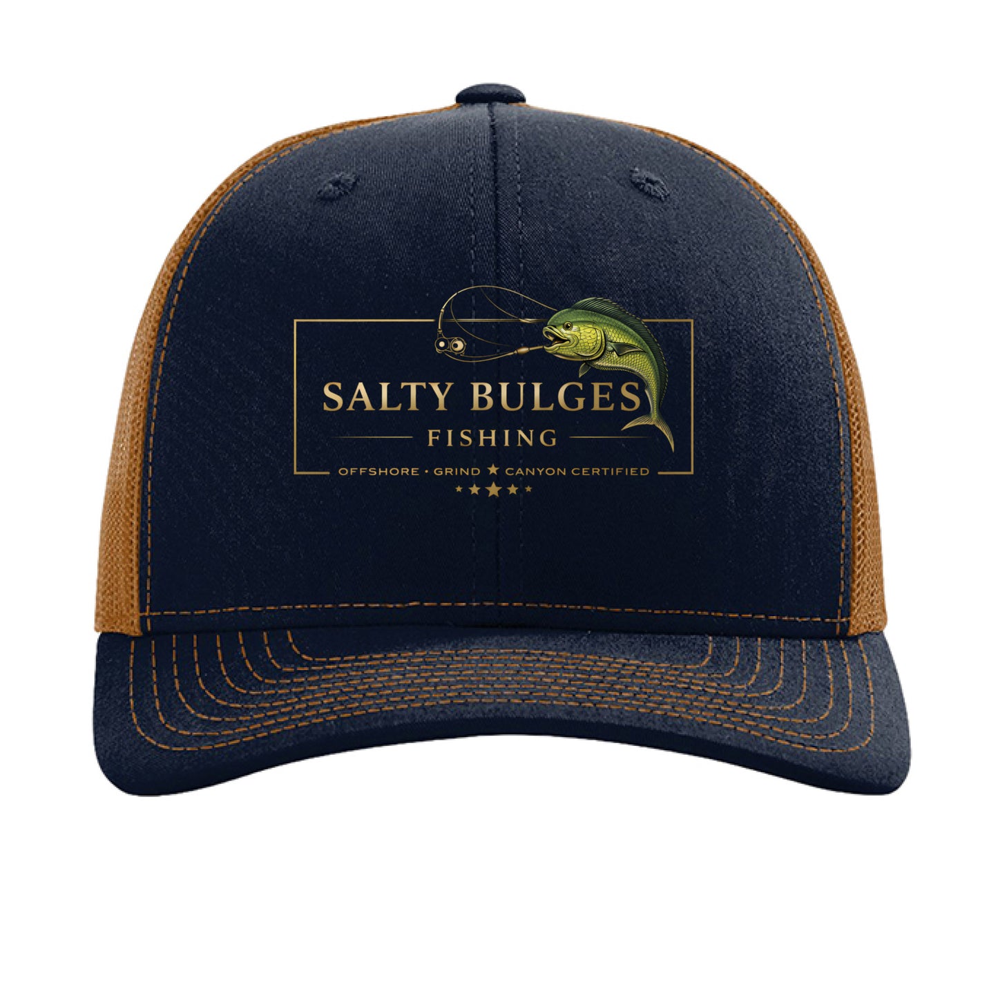 Navy/ Caramel - FRONT