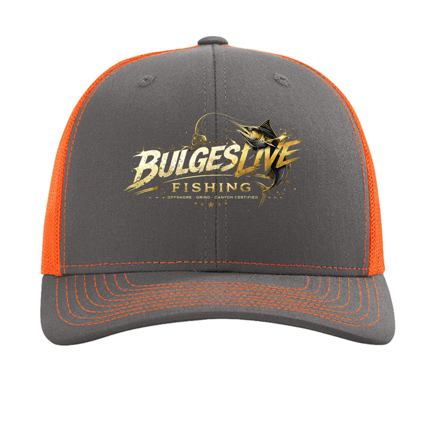 Charcoal/ Neon Orange - FRONT