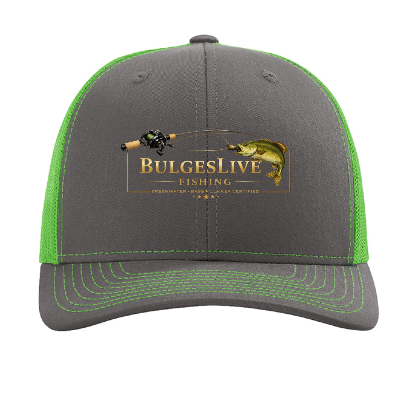 Charcoal/ Neon Green - FRONT