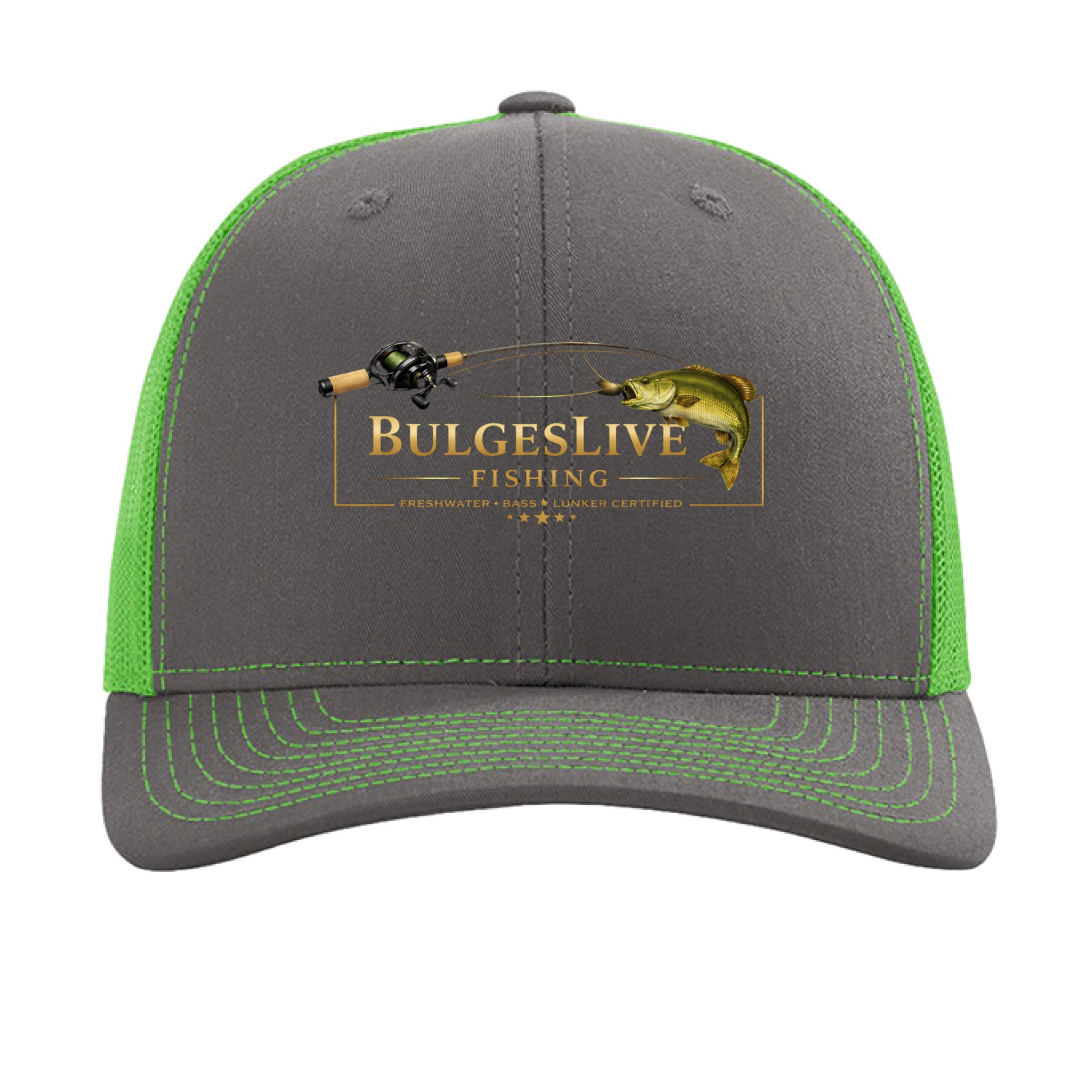 Charcoal/ Neon Green - FRONT