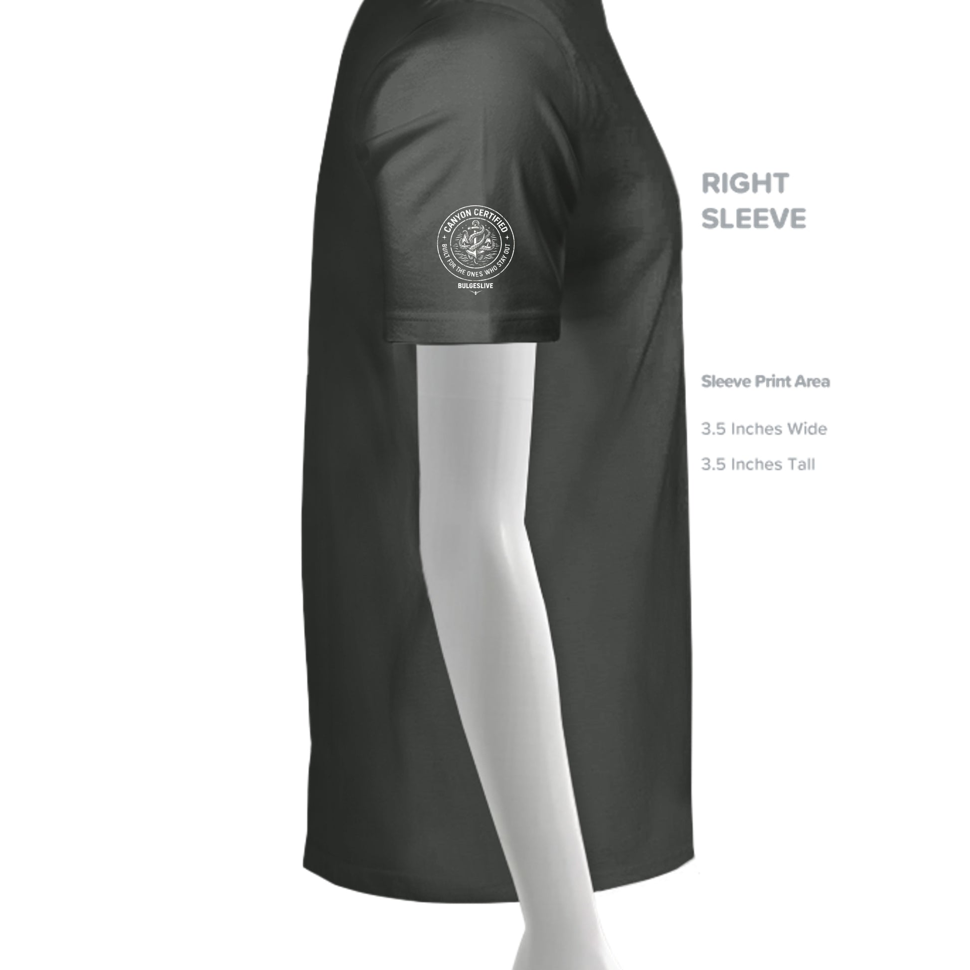 Graphite Black - 3600 - SLEEVE_RIGHT