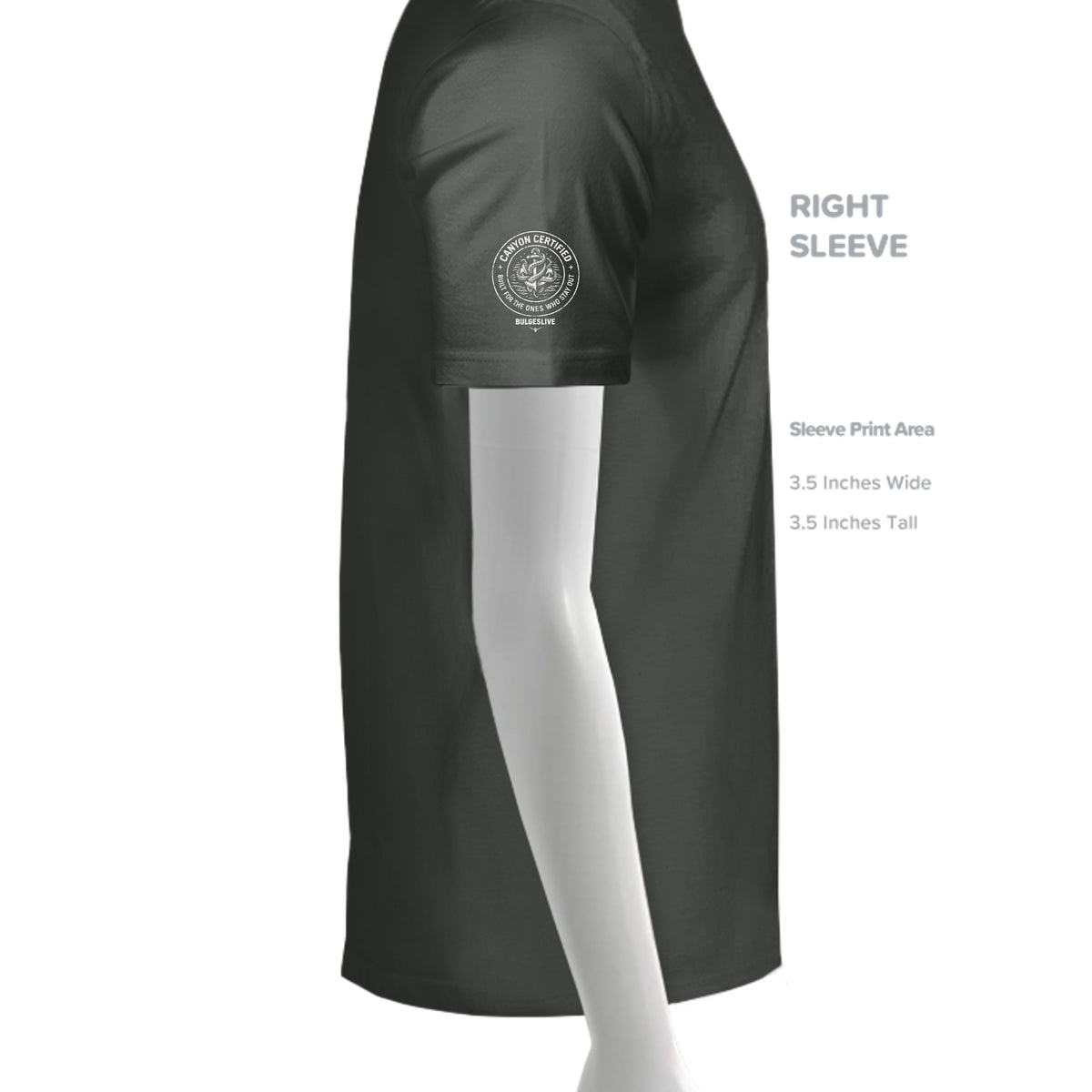 Graphite Black - 3600 - SLEEVE_RIGHT