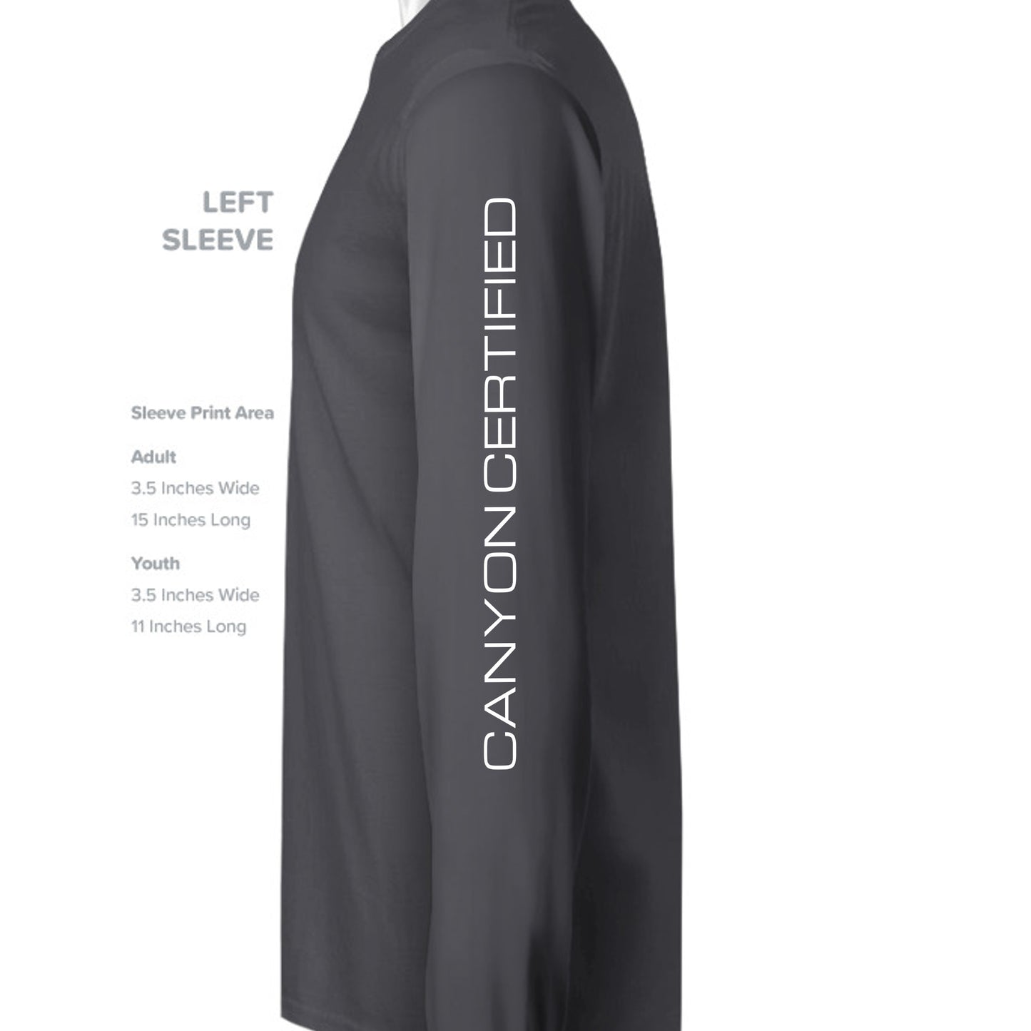 HEATHER CHARCOAL - 6411 - SLEEVE_LEFT