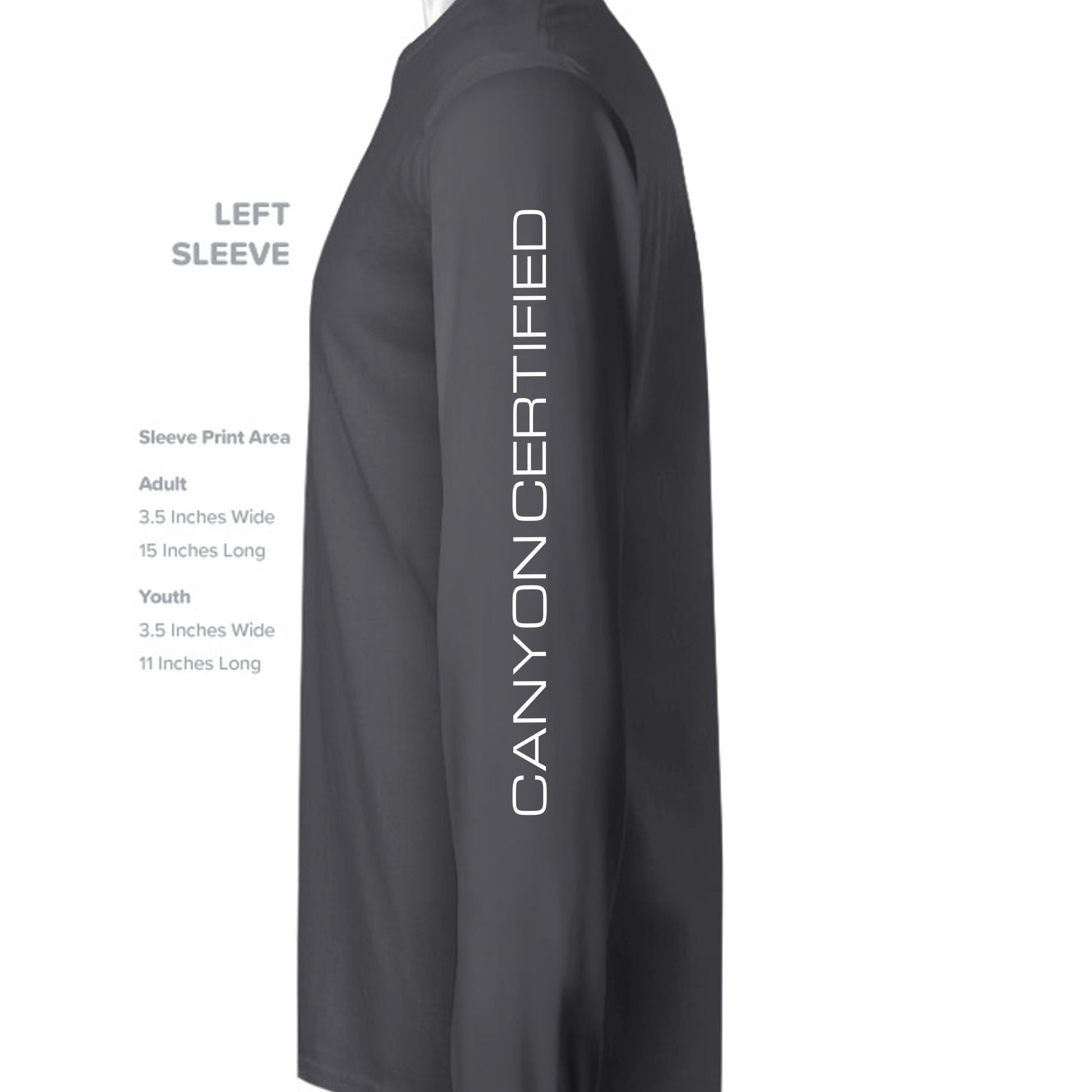 HEATHER CHARCOAL - 6411 - SLEEVE_LEFT