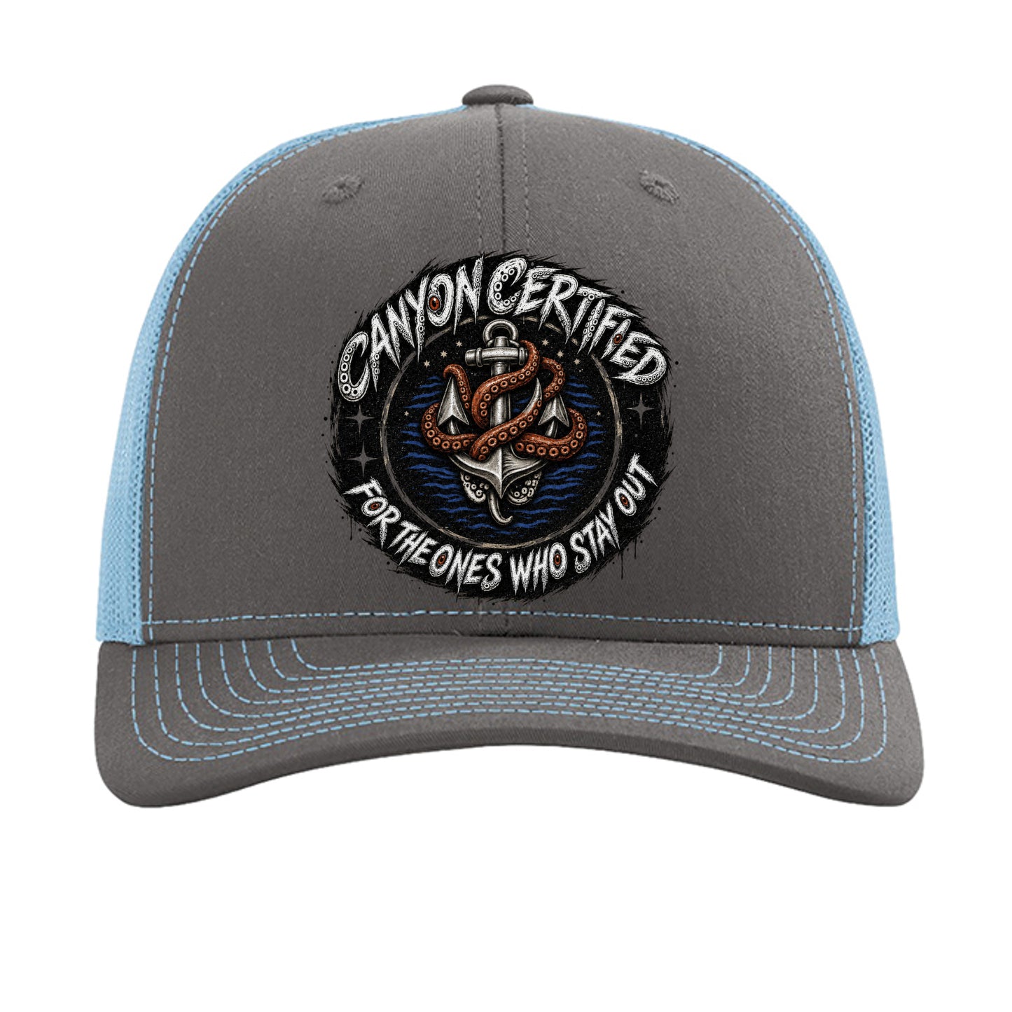 Charcoal/ Columbia Blue - 112 - FRONT