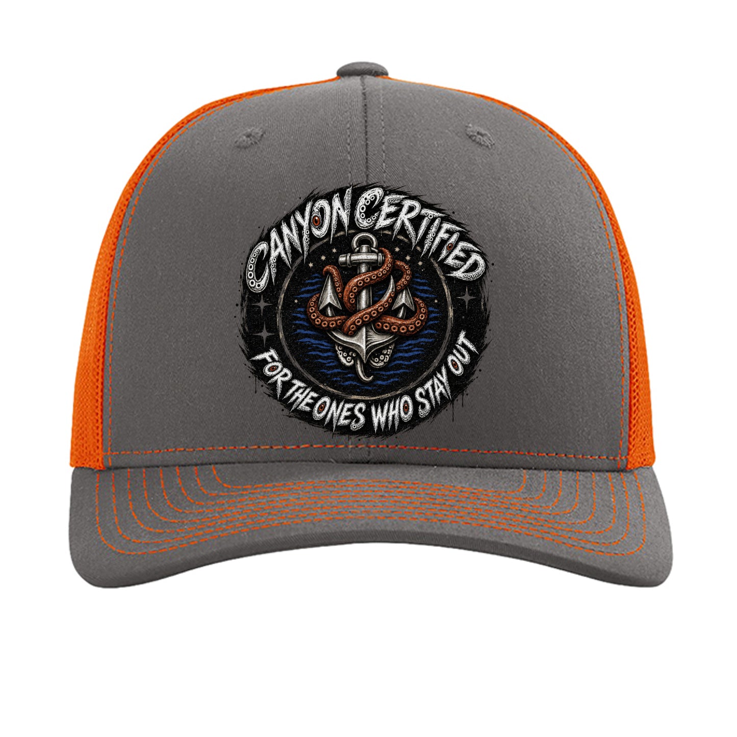 Charcoal/ Orange - 112 - FRONT