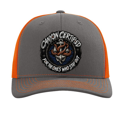 Charcoal/ Orange - 112 - FRONT