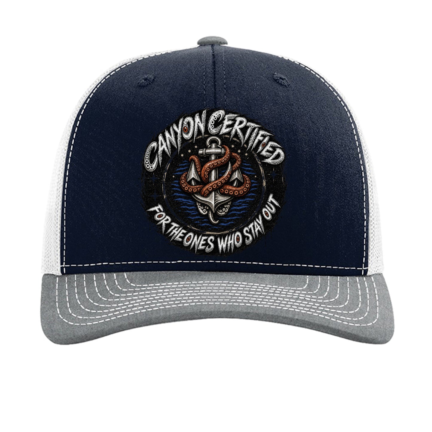 Navy/ White/ Heather Grey - 112 - FRONT