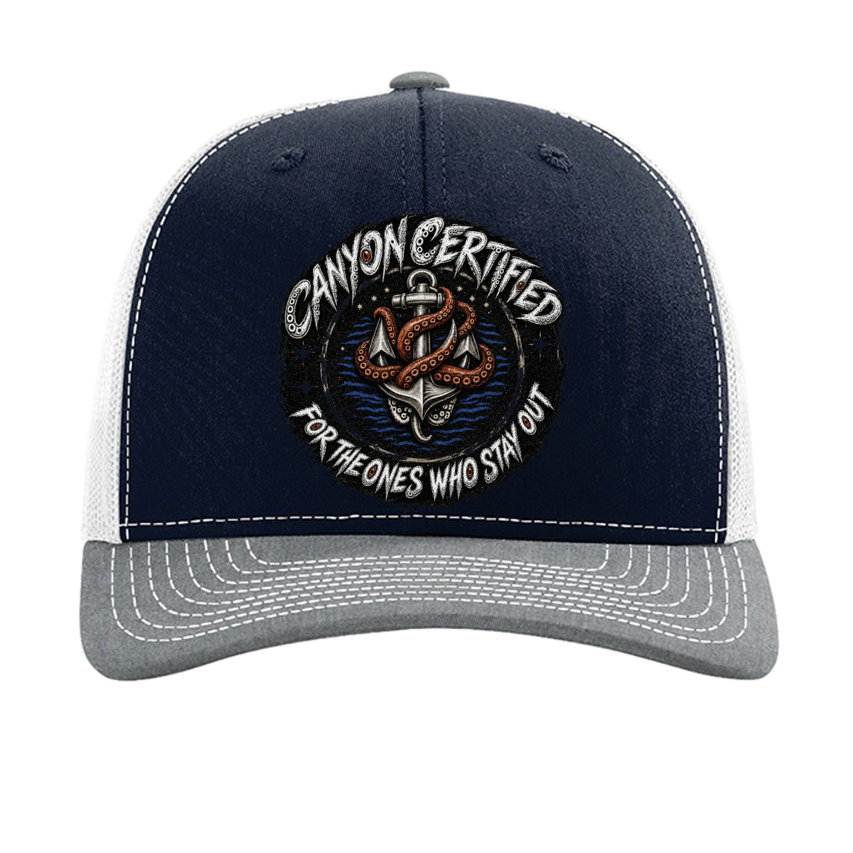 Navy/ White/ Heather Grey - 112 - FRONT