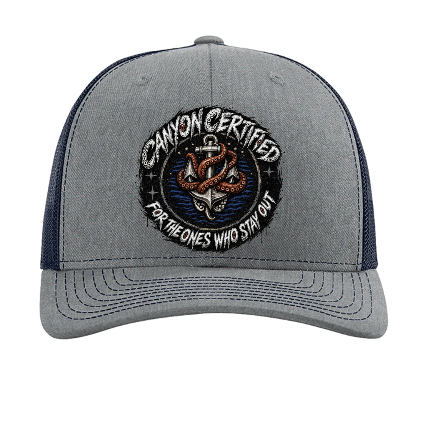 Heather Grey/ Navy - 112 - FRONT