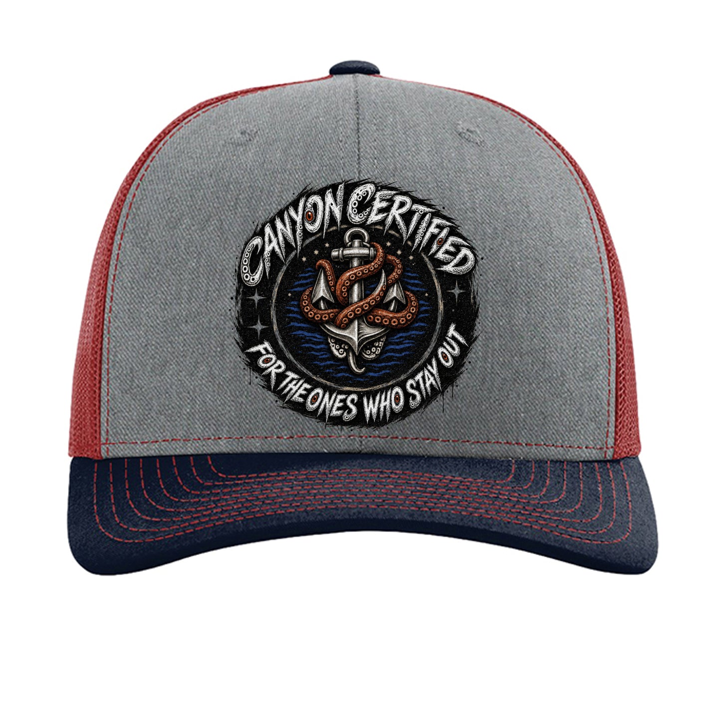 Heather Grey/ Cardinal/ Navy - 112 - FRONT